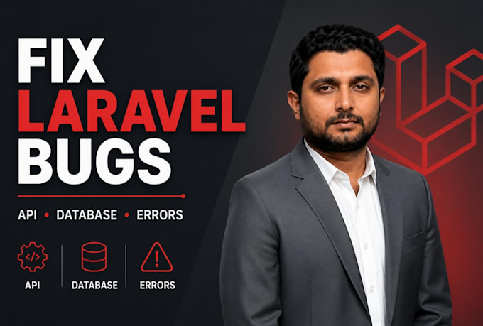 fix laravel bugs, errors and API issues fast