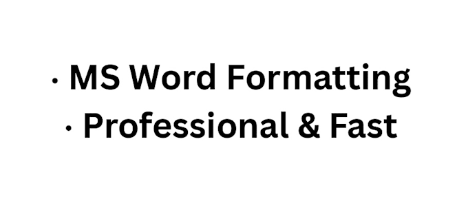 format your word document professionally