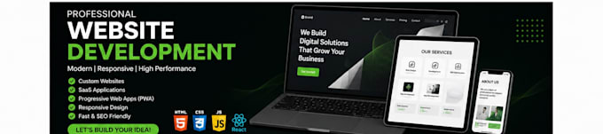 design and develop modern responsive websites