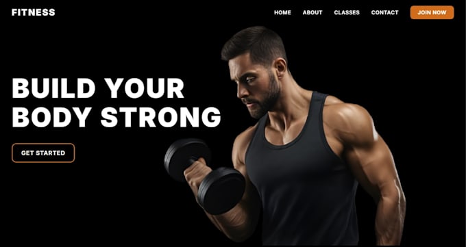 design a clean, modern and responsive landing page website