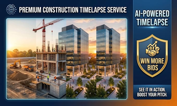 create an ai construction timelapse video to help you win more bids