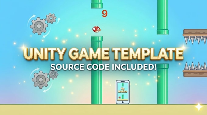 create a flappy bird style mobile game in unity for android