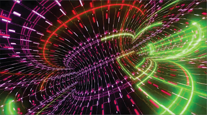 custom dj visual, vj loops, dj set, music visualizer, led stage screen animation