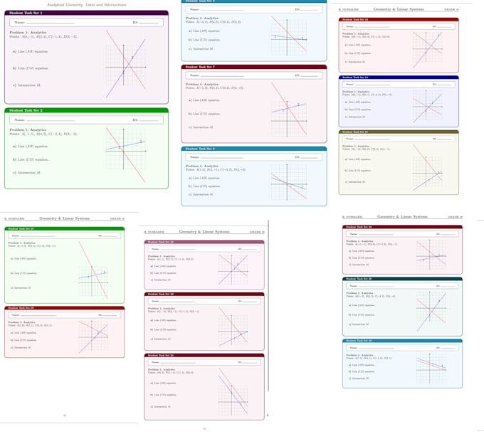 create personalized anti cheating math exams with 40 unique versions