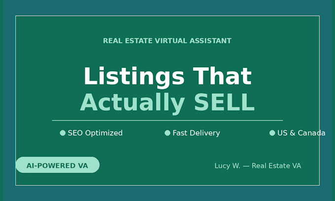 write SEO real estate listing descriptions using ai