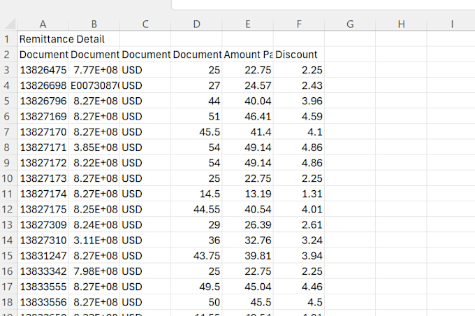 do accounting and data entry in excel accurately