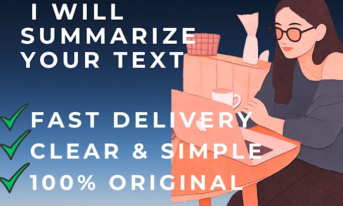 summarize documents, articles and content clearly and professionally