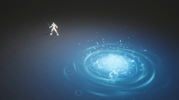 create optimized unity game vfx visual effect, vfx animation for your unity game