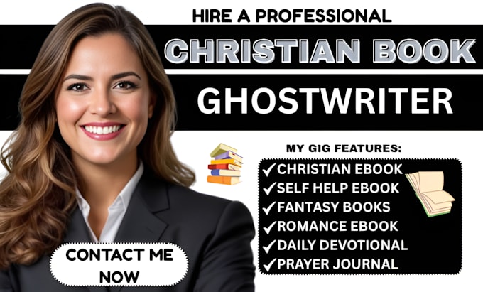 ghostwrite your christian romance or faith based fiction ebook professionally