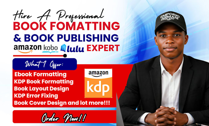 do amazon kdp book formatting kindle ebook paperback formatting, layout design