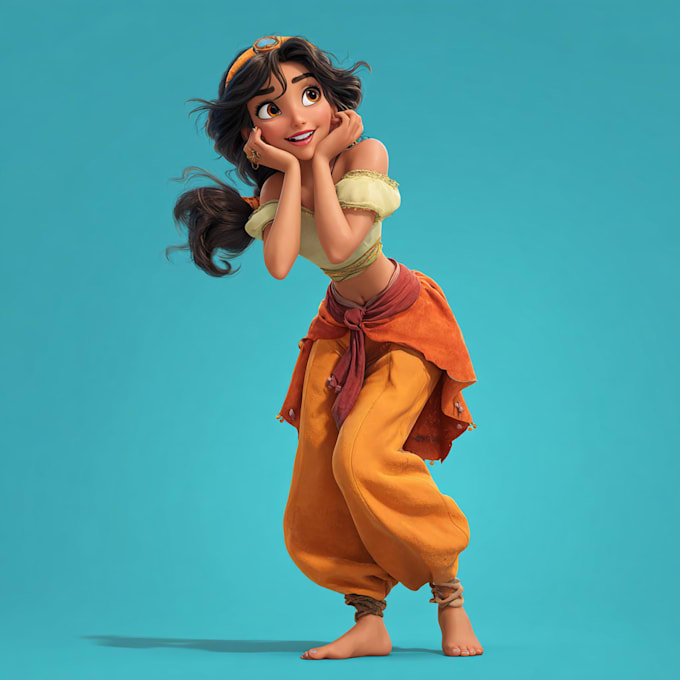create a disney cartoon character for you