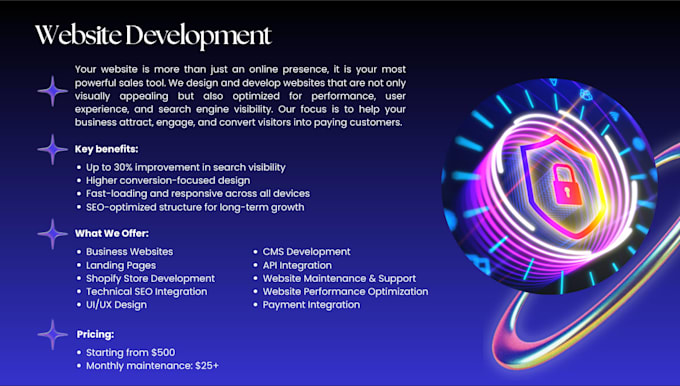 design and develop a custom business website that drives real results