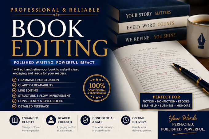 professionally edit your book for clarity grammar and flow