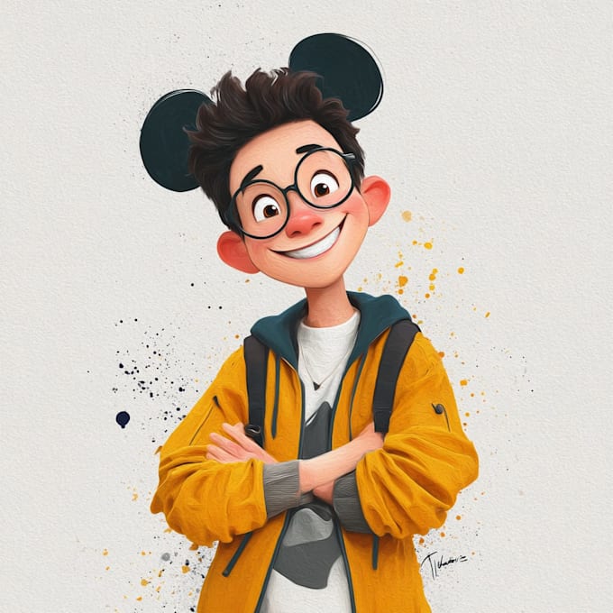 draw disney portrait cartoon character