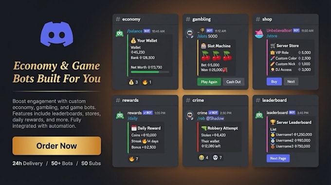 create custom discord bot for your server
