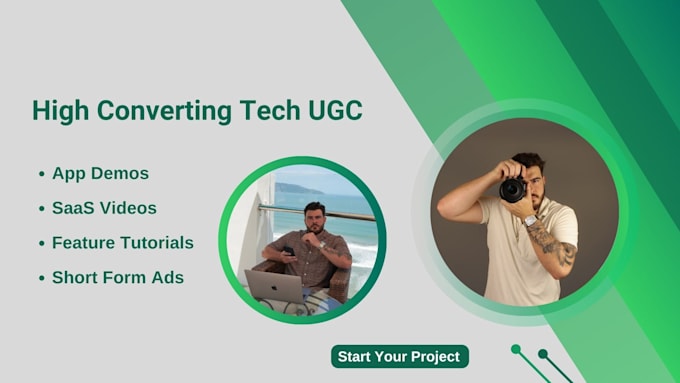 create converting tech ugc ads for your software or apps