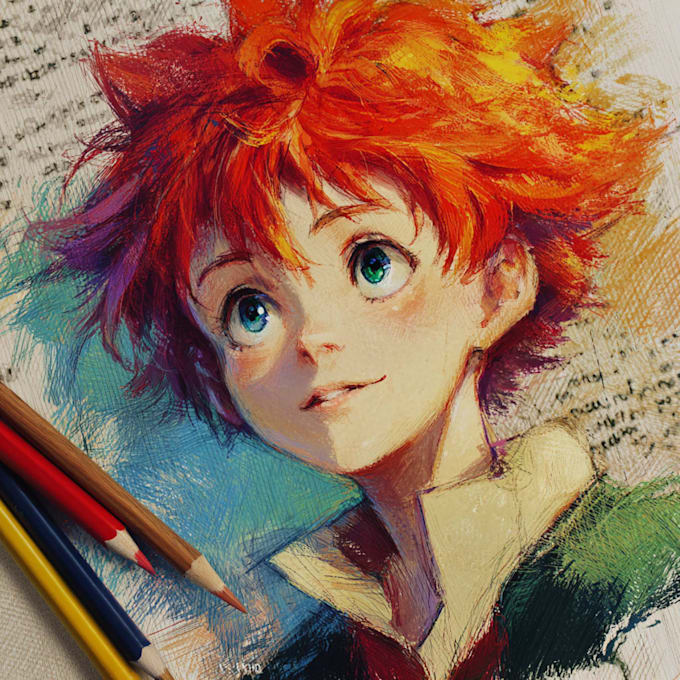 draw anime character illustration