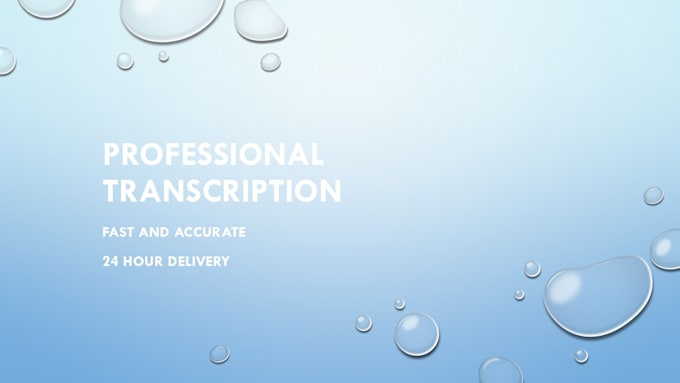 do fast and accurate audio video transcription