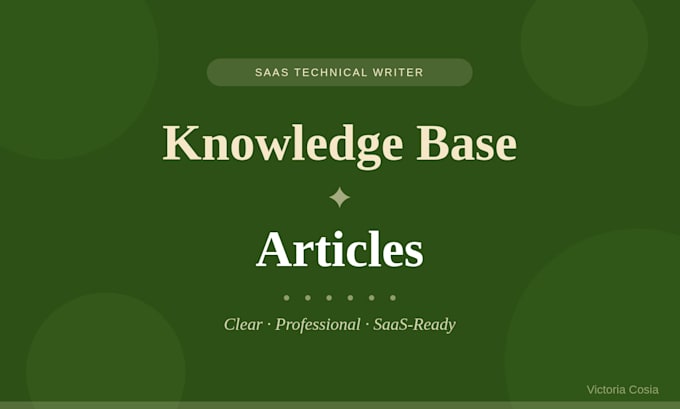 write a professional knowledge base article for your saas product