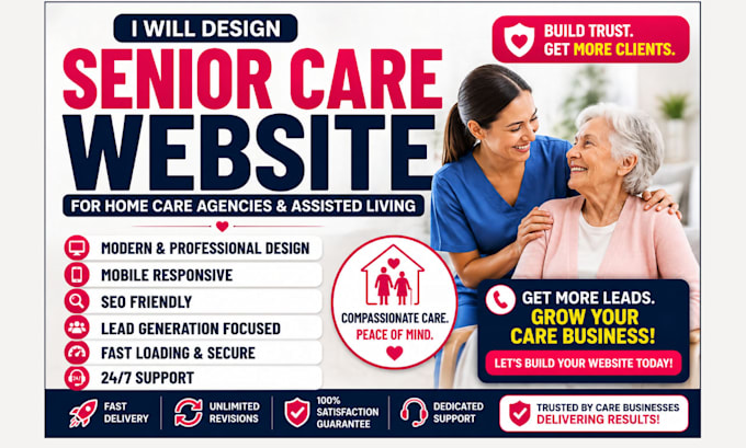 build a high converting senior care website for home care agencies