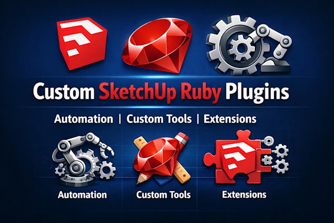 Ruby Plugin Crearé plugins de ruby para sketchup poderosos para tu flujo de trabajo