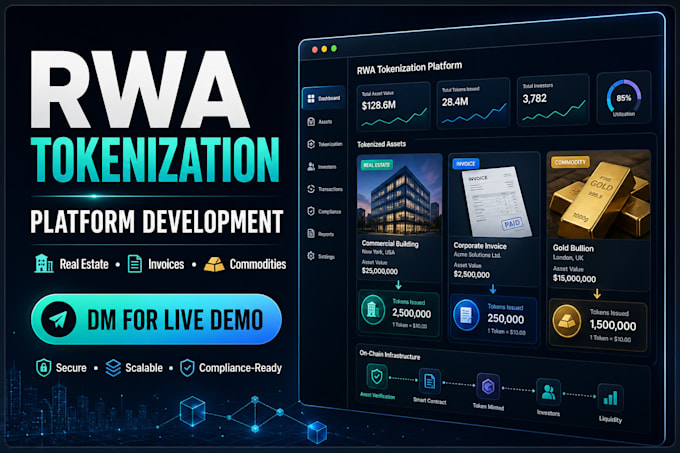 develop rwa tokenization platform for real estate assets and smart contracts