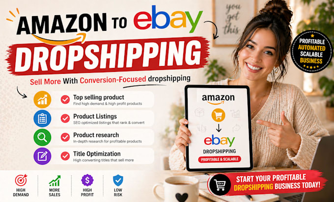 do amazon to ebay dropshipping top listings
