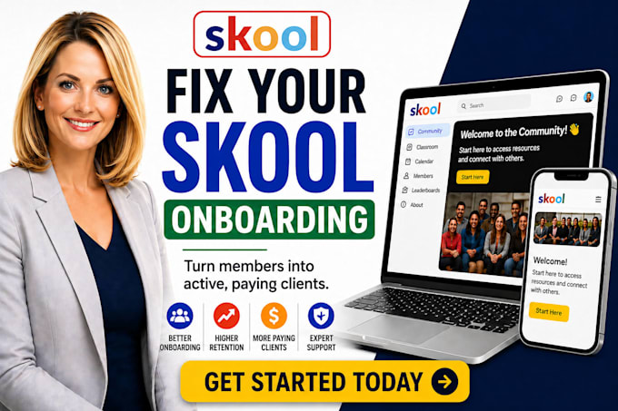 fix your skool onboarding and grow active paying members