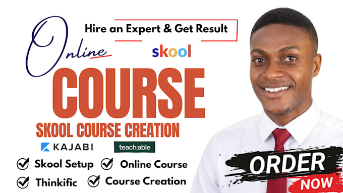 create online course content, skool course setup, thinkific teachable course