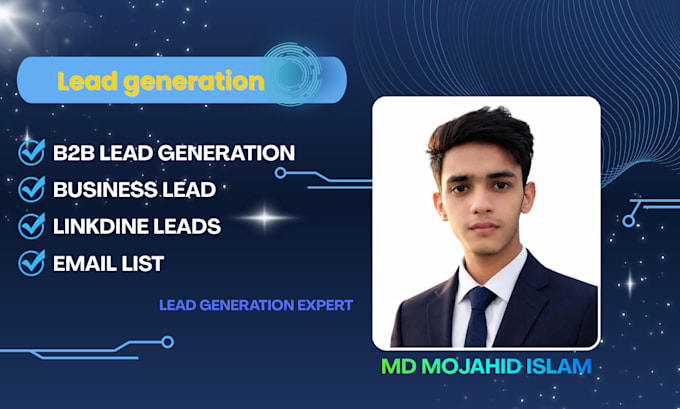 provide b2b lead generation email list building data scraper