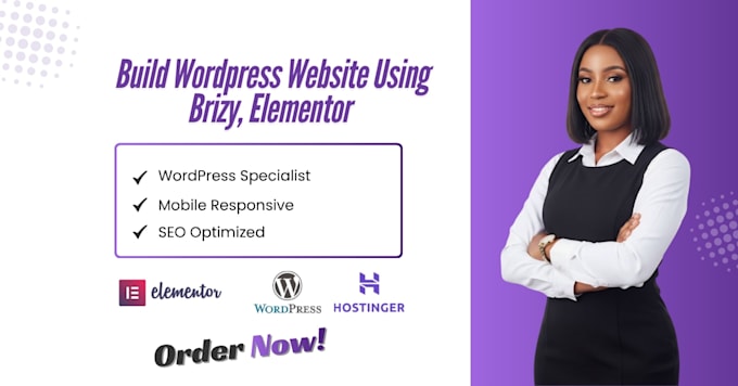 build wordpress website with brizy, elementor, divi, and cornerstone
