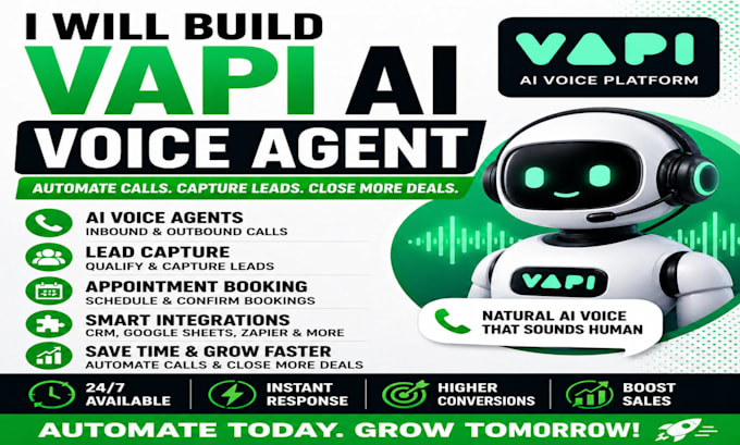 vapi ai calling agent, vapi ai, ai chatbot, ai voice agent, n8n, synthflow ,vapi
