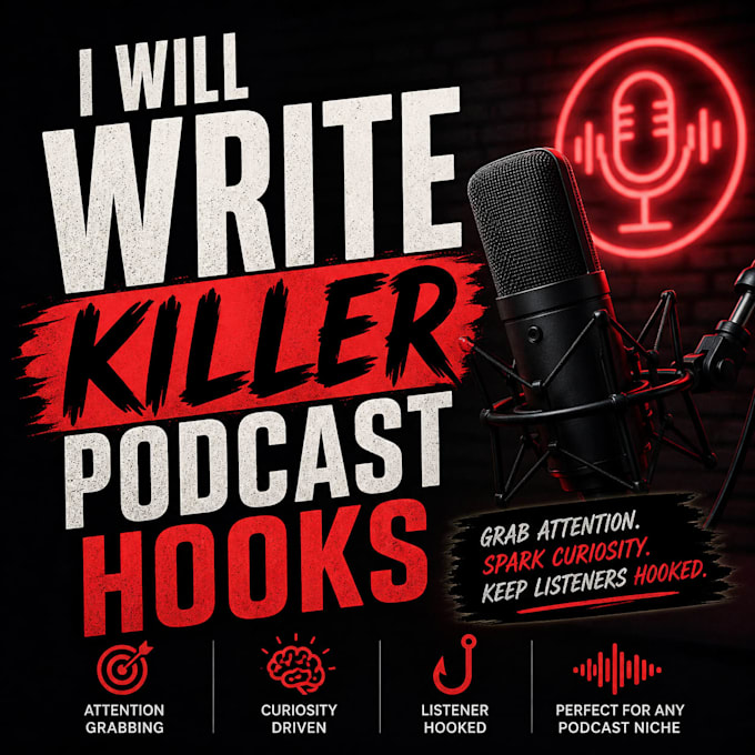 write killer podcast hooks
