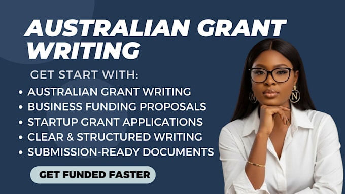 write australian business grant proposal and funding application