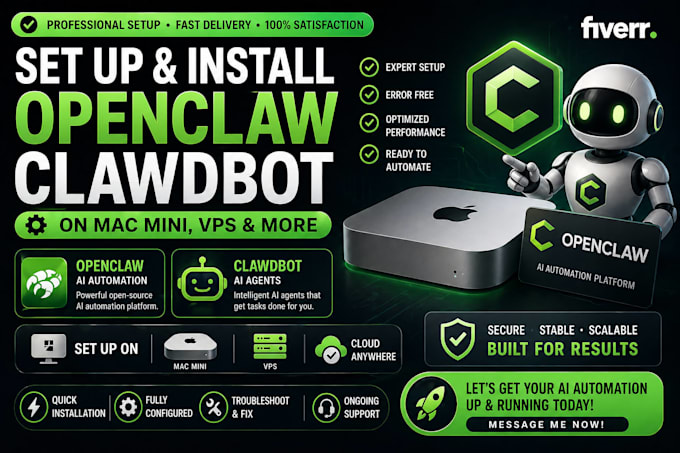 set up install openclaw clawdbot set up open claw clawdbot on mac mini, vps
