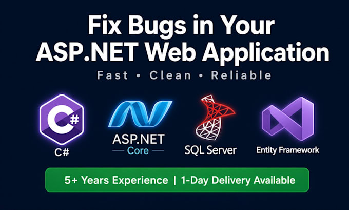 fix bugs or issues in your asp net web application