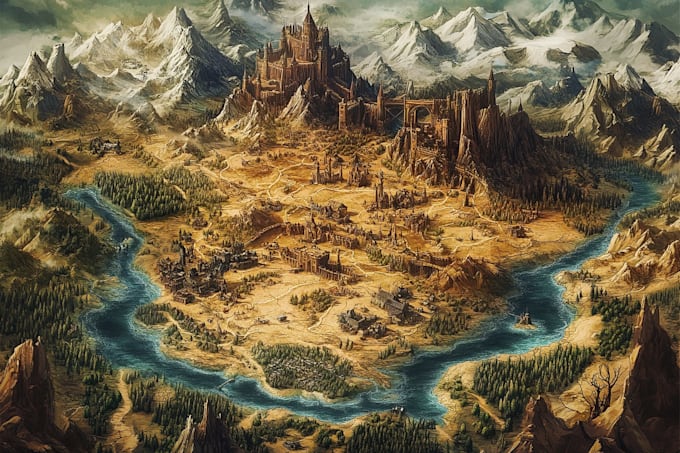 create your fantasy city map