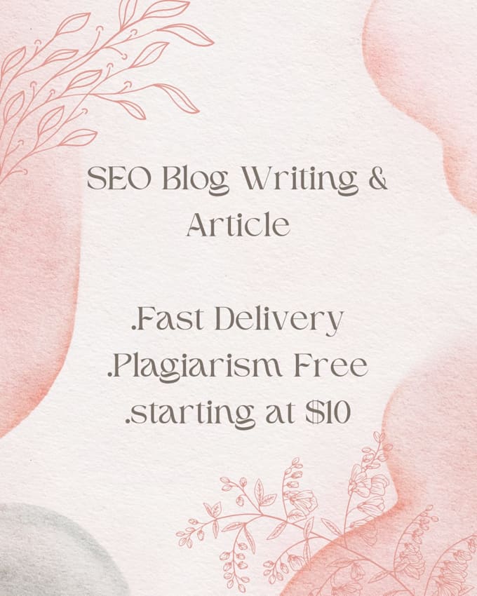 write professional SEO blog articles with ai tools fast delivery