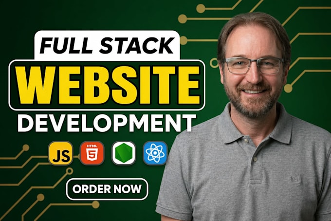 build a professional full stack website as your custom web developer