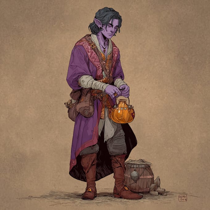 dnd character art and dnd character art