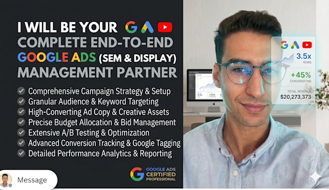 manage and optimize your google ads campaigns for maximum ROI