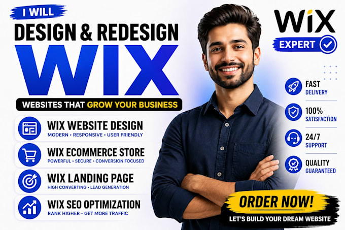 build or redesign a professional wix website or wix ecommerce store