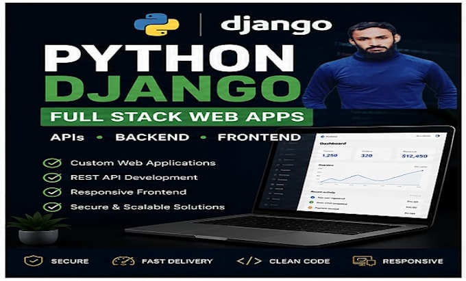 build python django web apps, apis and automation scripts