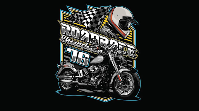 design high quality motorcycle logo with fastest delivery