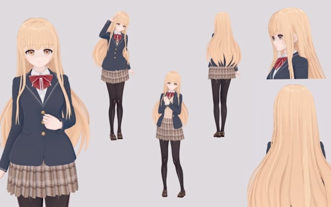do koikatsu character modding, vrchat avatar, anime 3d model custom game modding