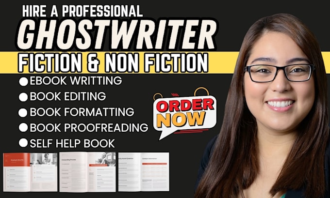 be a non fiction ebook ghostwriter ghost book writer self book editor