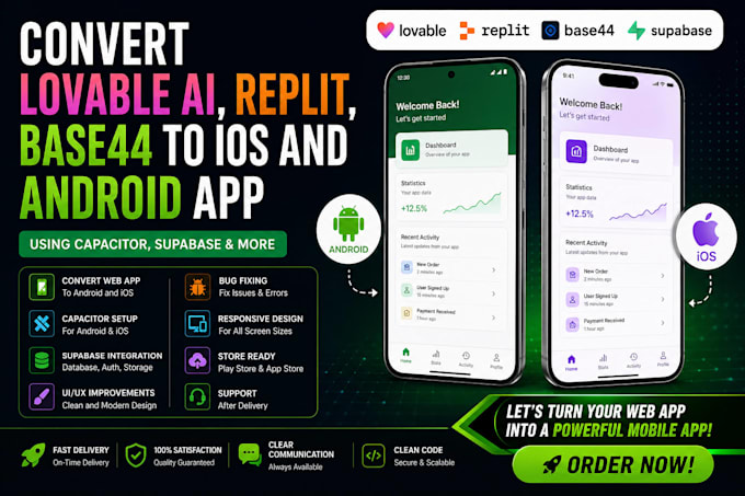 Convertir lovable ai replit en aplicación ios y android basada en ...