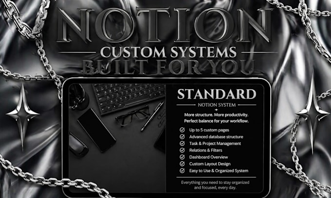 build a custom notion workspace, dashboard or system