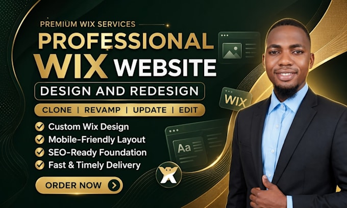 design wix website or redesign wix website SEO