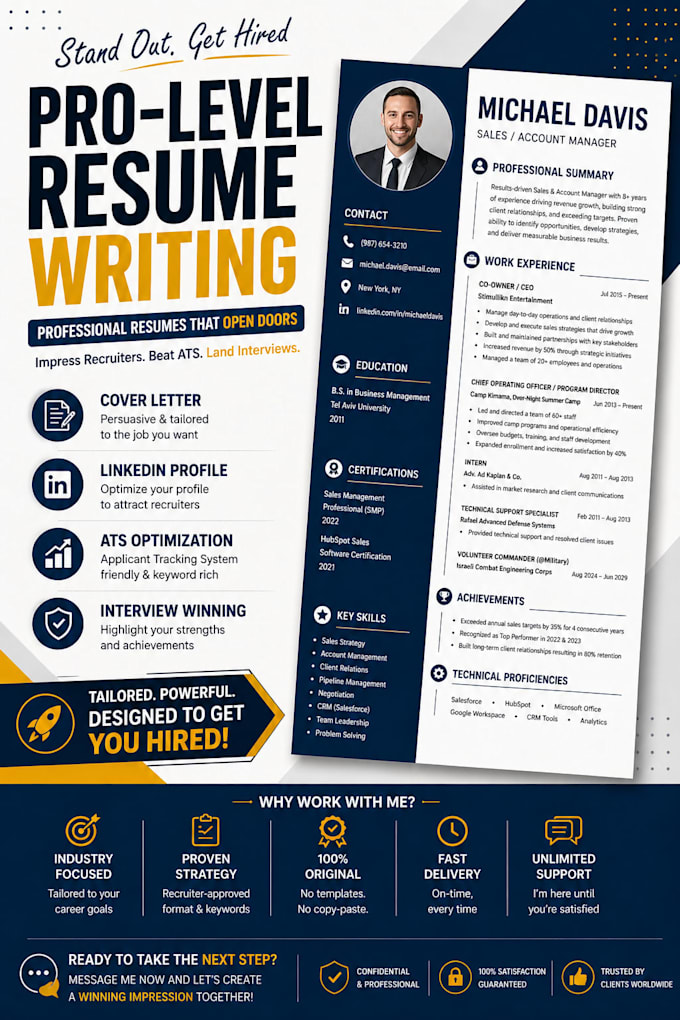 do professional CV and resume